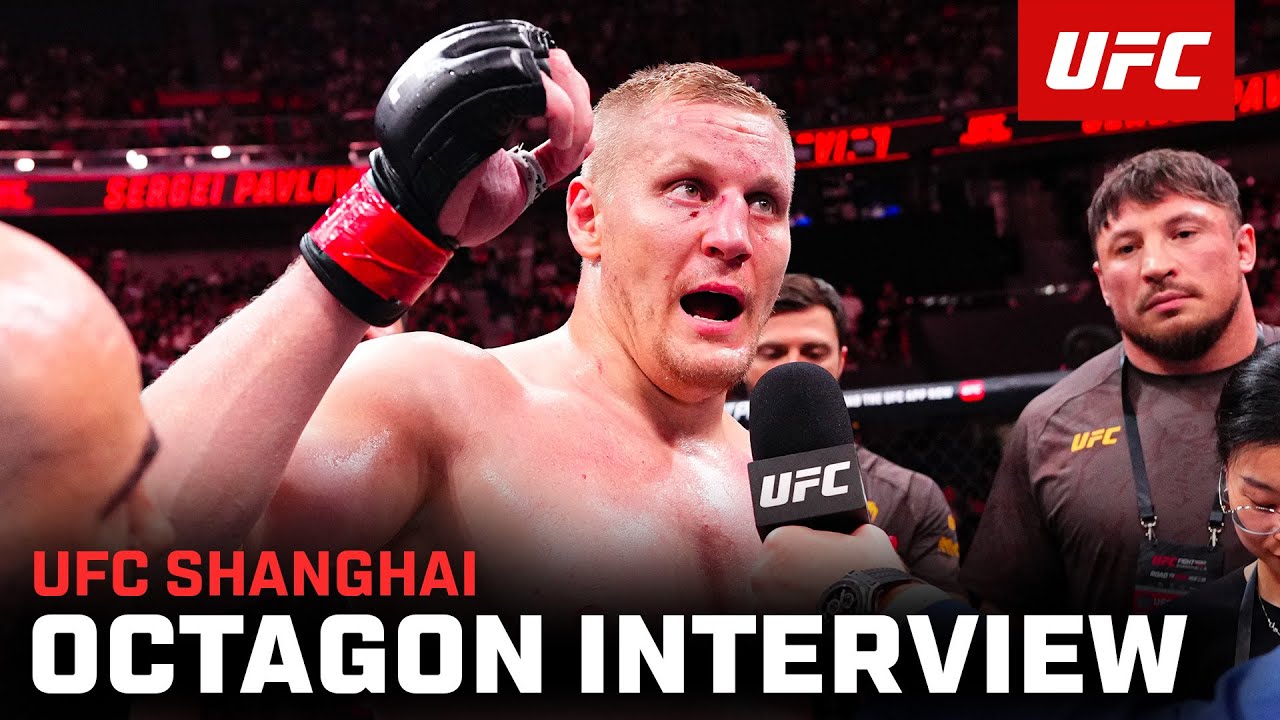 Sergei Pavlovich Octagon Interview | UFC Shanghai