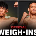 Taira vs Park Weigh-Ins | UFC Vegas 108