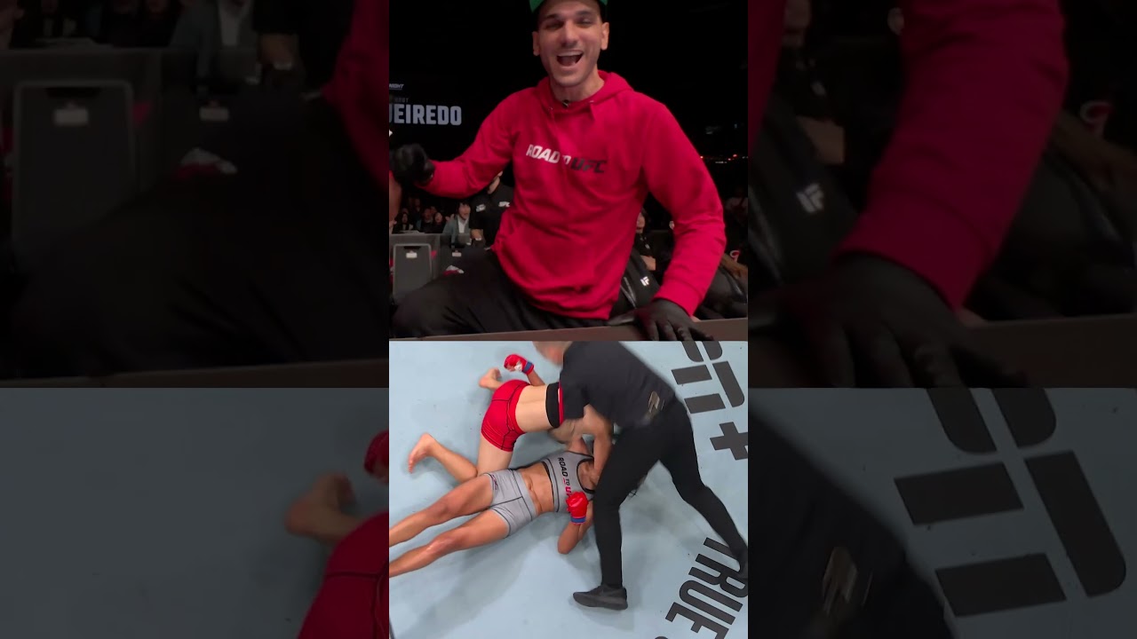 the reactions to this CRAZY KO were perfect 🔥 #ufcshanghai