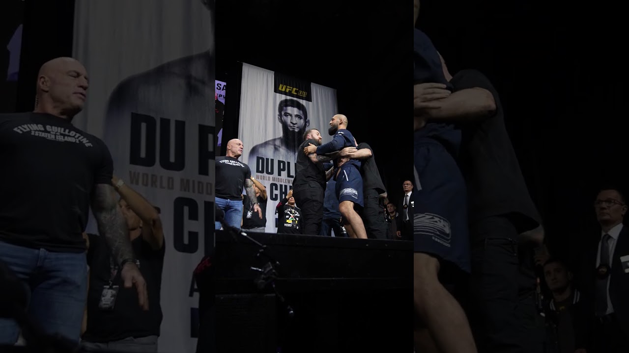 Things are getting heated between DDP and Chimaev 😡 #ufc319