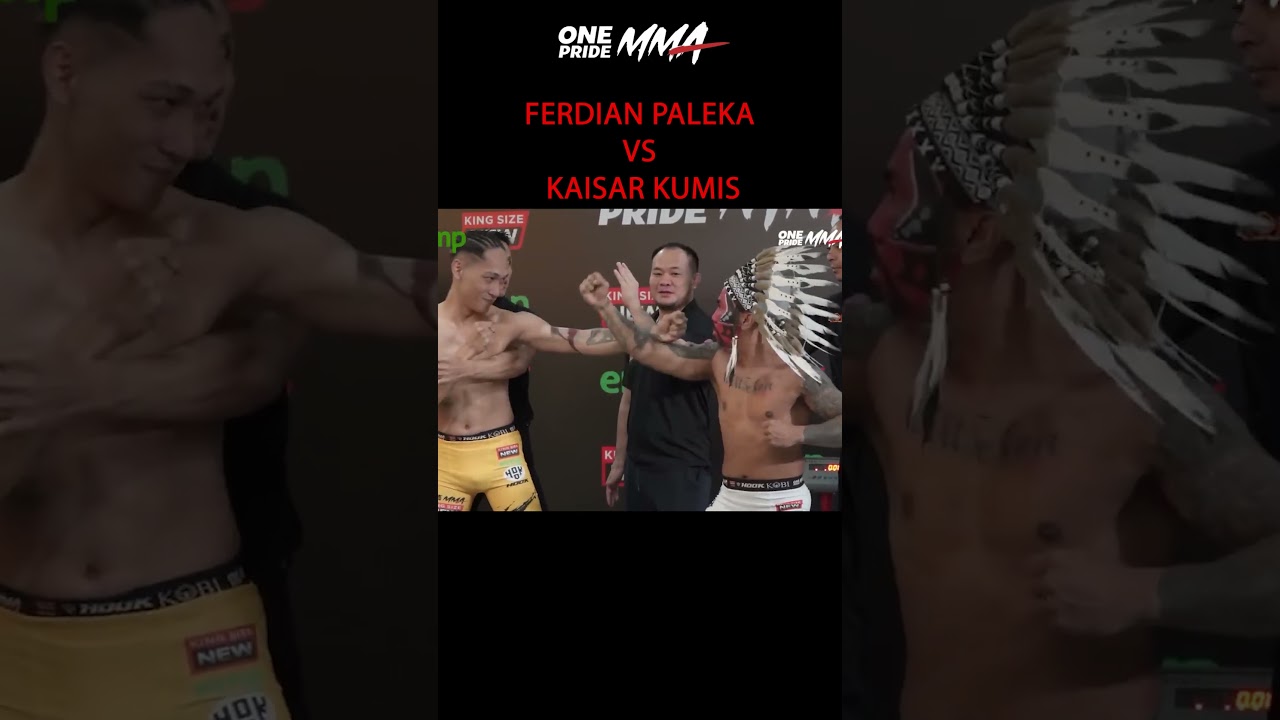 Weigh In Panas Paleka vs Kaisar Kumis