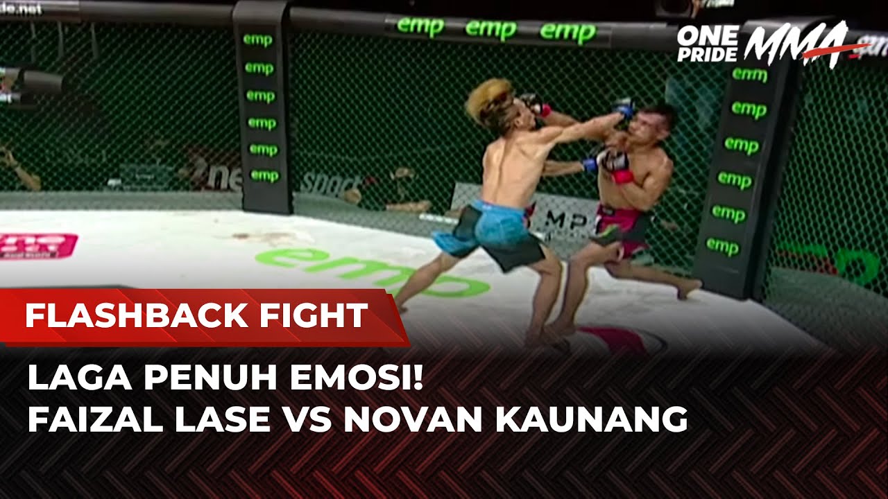 Full Tegang‼️Interim Title Fight Faizal Lase vs Novan Kaunang | Flashback Full Fight One Pride MMA