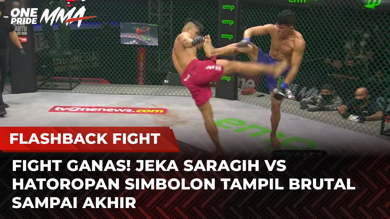 ADU JOTOS GANAS! Jeka Saragih vs Hatoropan Simbolon | Flashback Full Fight One Pride MMA