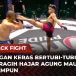 AGRESIF! Agung Maulana Dapat Tendangan Keras Bertubi-tubi Jeka Saragih | One Pride MMA