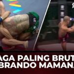 Bringas! Inilah Pertarungan Paling Brutal Brando Mamana sang Tiger Karo | Best Moment One Pride MMA