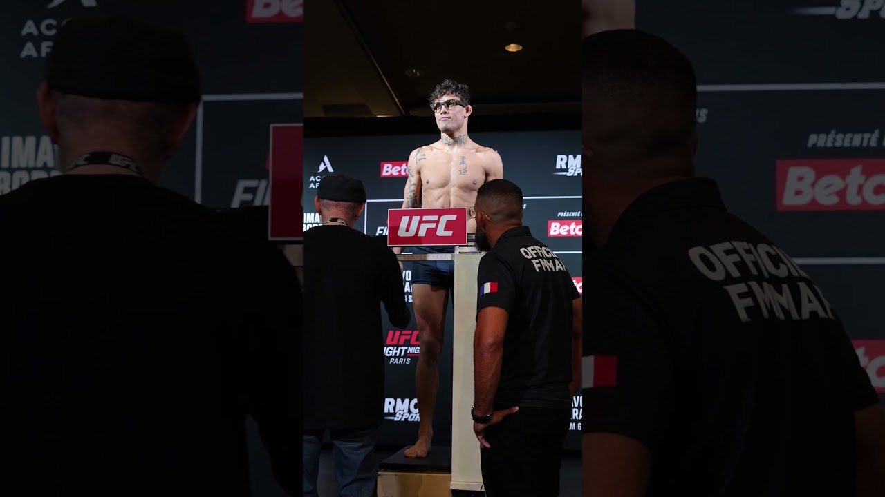 185lbs for Caio Borralho 😤 #ufcparis