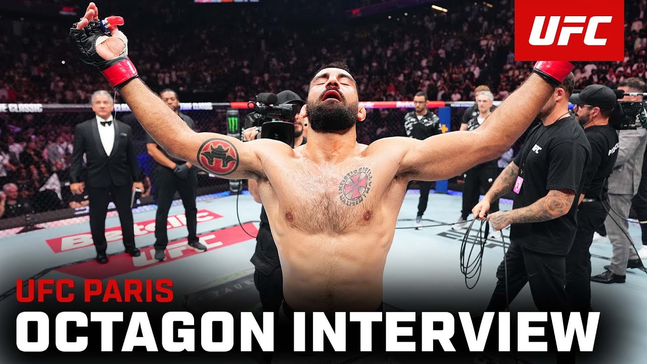 Benoît Saint Denis Octagon Interview | UFC Paris