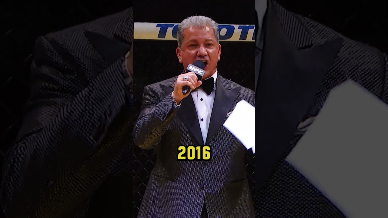 Bruce Buffer throughout the years! 🔥 #ufc