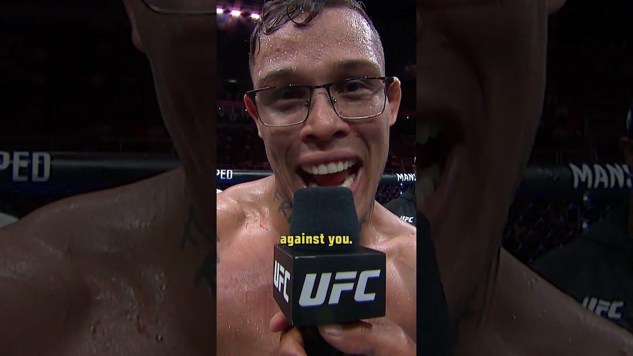 Caio Borralho is a character 😂 #ufcparis