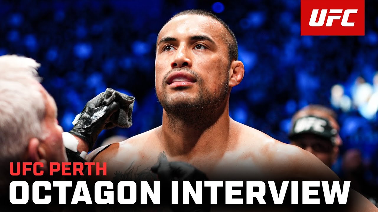 Carlos Ulberg Octagon Interview | UFC Perth