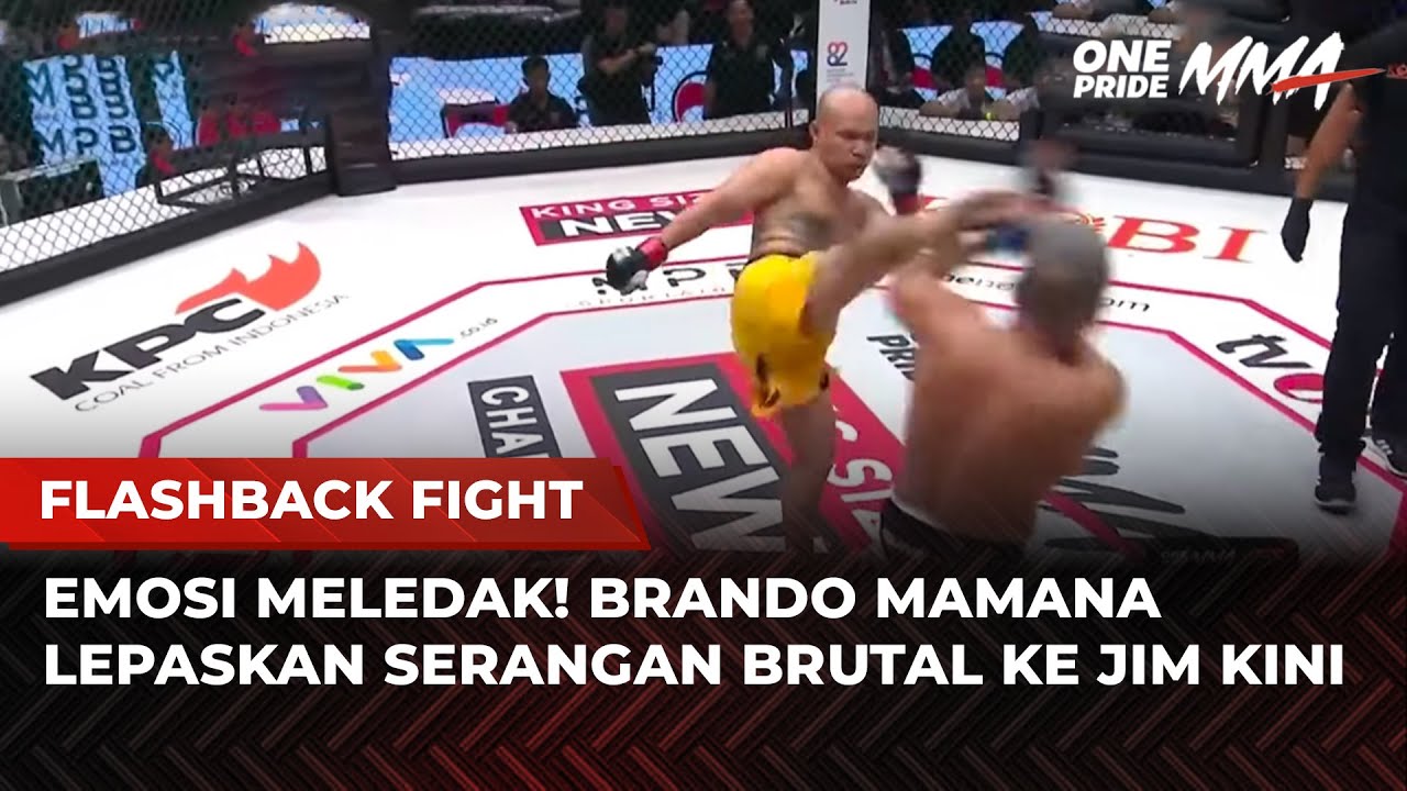 PANAS! Pertandingan Ganas Brando Mamana vs Jim Kini | Flashback Full Fight One Pride MMA