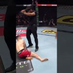 his leg was DESTROYED 🤢 #ufcparis