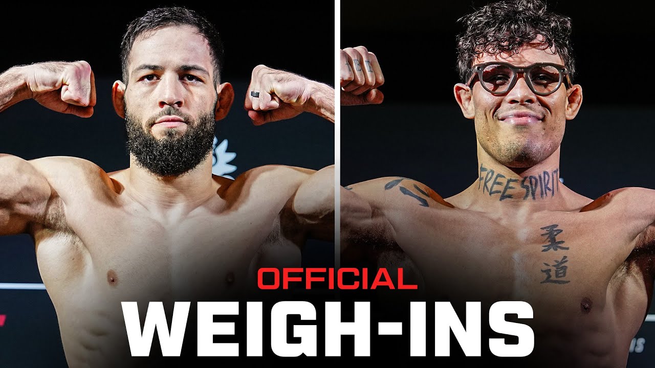 Imavov vs Borralho Weigh-Ins | UFC Paris