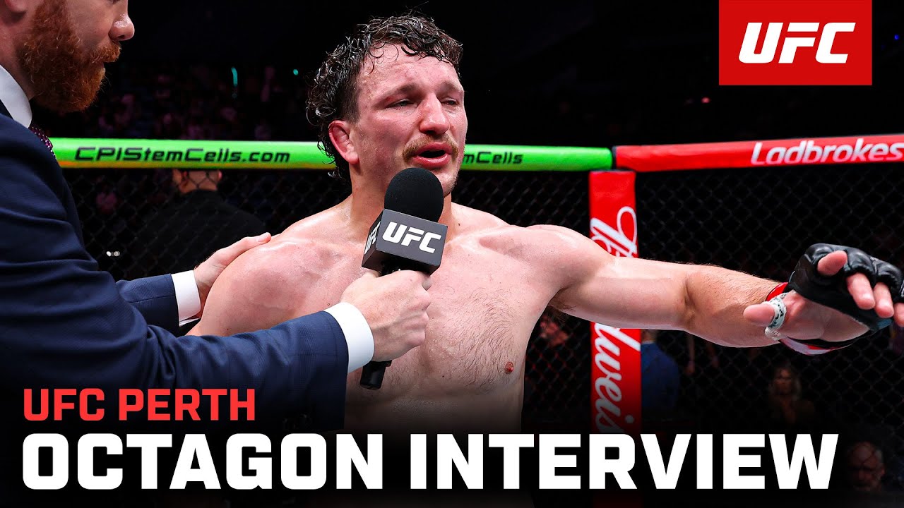Jack Jenkins Octagon Interview | UFC Perth