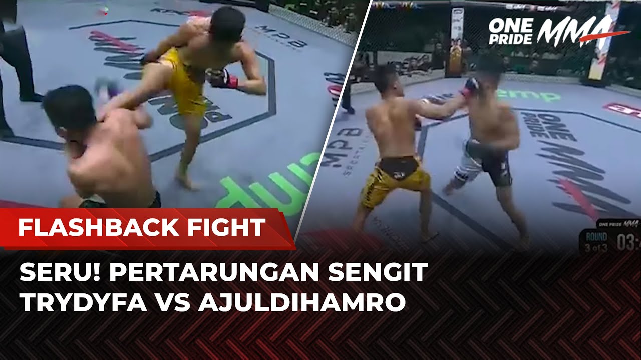 Duel Sengit! Trydyfa VS Ajuldihamro Saling Adu Serangan Brutal | Flashback Full Fight One Pride MMA