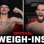 Lopes vs Silva Weigh-Ins | Noche UFC