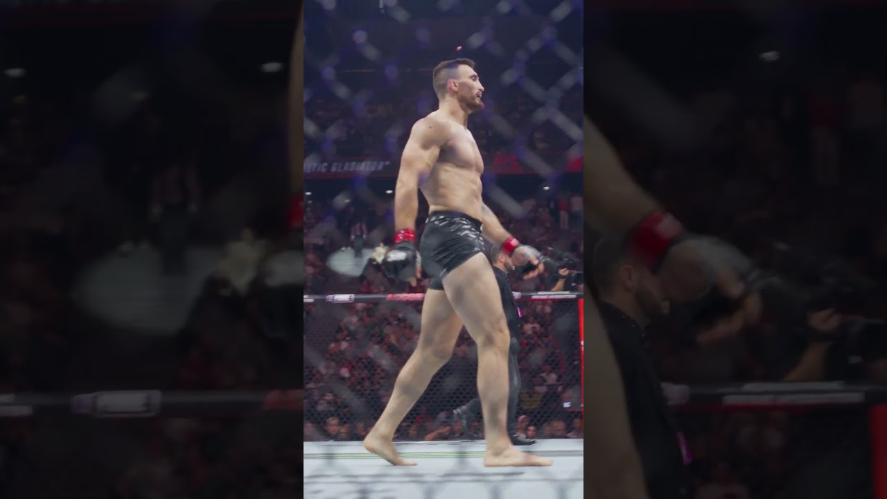 right at the buzzer!!! 😳 #ufcparis