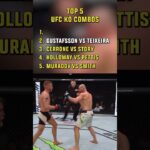 TOP 5 Knockout Combos! 😳 #ufcshorts