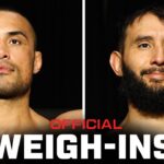 Ulberg vs Reyes Weigh-Ins | UFC Perth