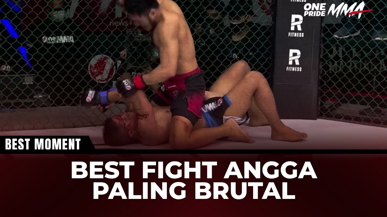 Pertarungan Terganas Angga yang Membuat Lawan Bercucuran Darah! | One Pride MMA