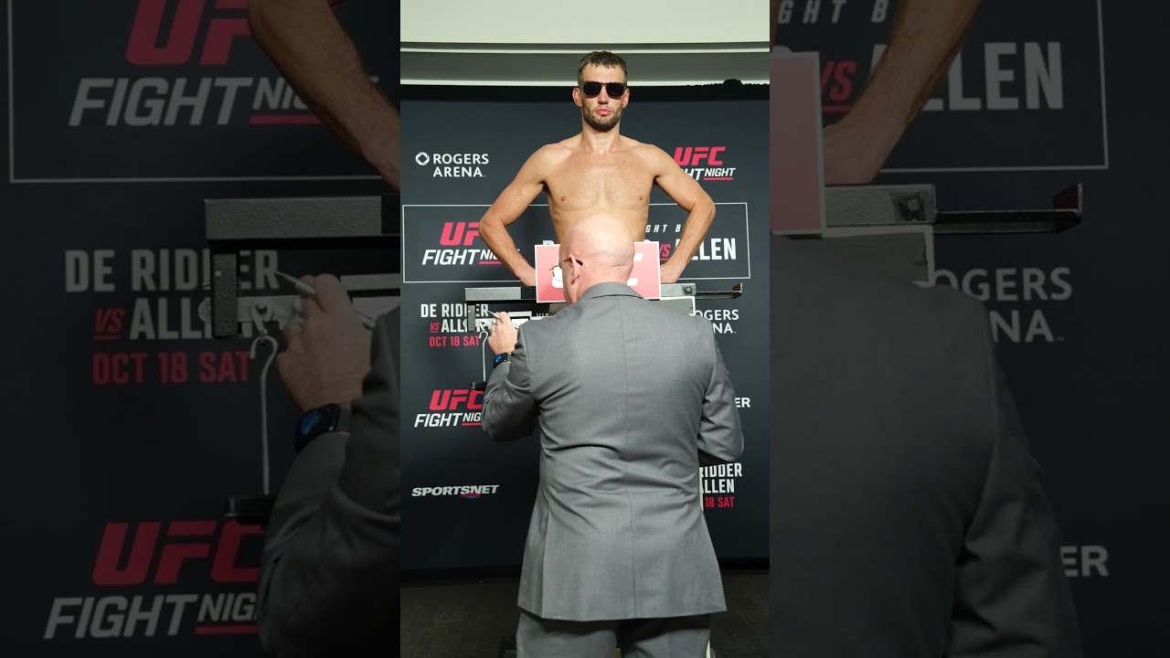 Reinier de Ridder locks in the main event at 186lbs 😤 #UFCVancouver