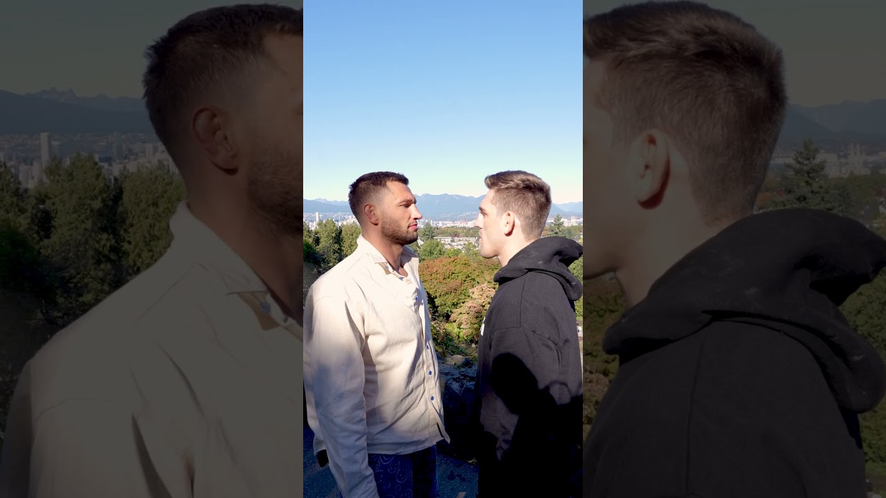face-to-face for the FIRST TIME in Vancouver 🇨🇦 #UFCVancouver