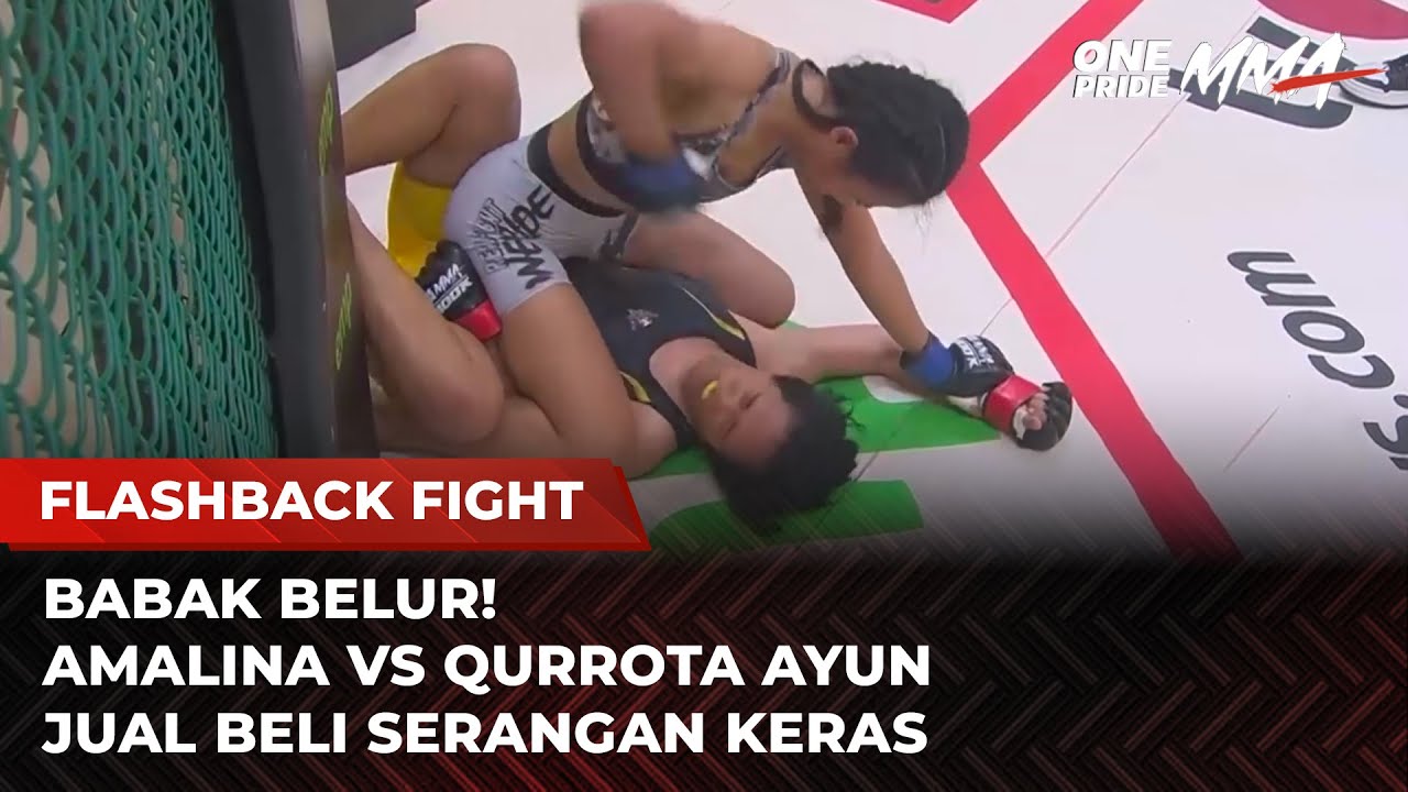 DUEL BRUTAL FIGHTER WANITA‼️Amalina vs Qurota Ayun | Flashback Full Fight One Pride MMA