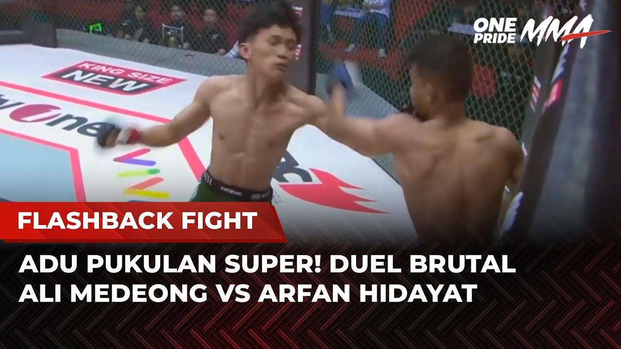 DITENDANG SAMPAI AMBRUK‼️ Fight Ganas Deni Daffa VS Alfons | Flashback Full Fight One Pride MMA