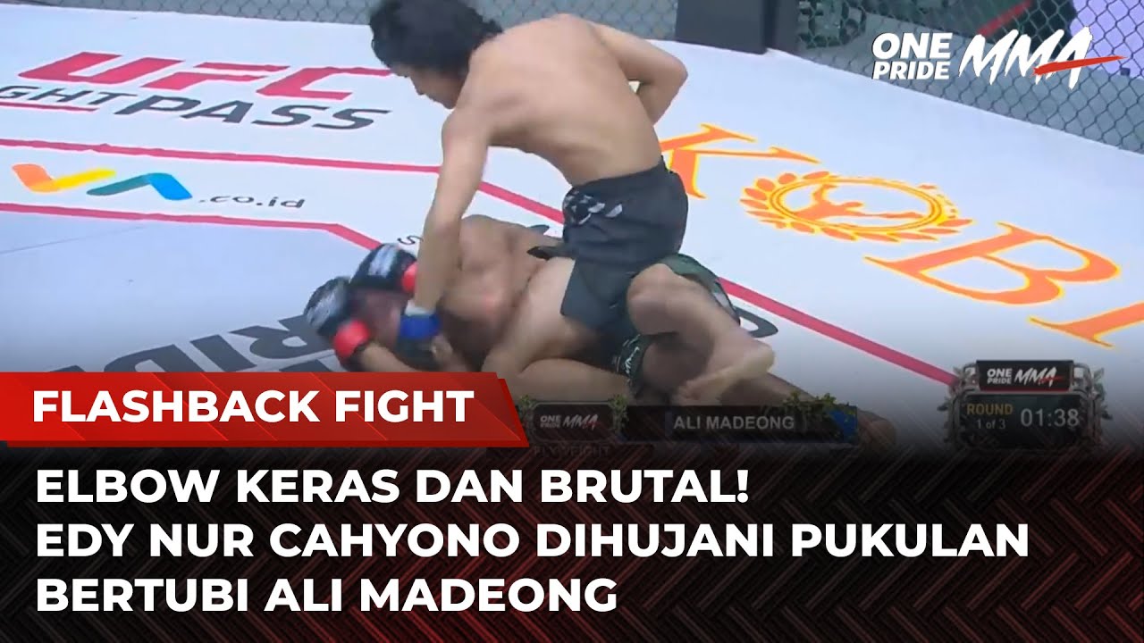 GROUND AND POUND SADIS! Ali Madeong vs Edi Nur Cahyono | Flashback Full Fight One Pride MMA