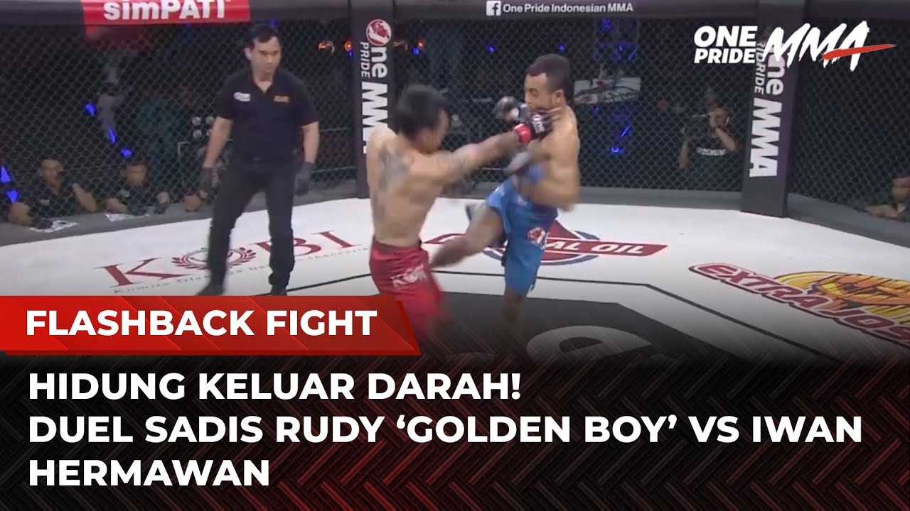 LIAR ABIS‼️Duel Berdarah Rudy Golden Boy vs Iwan Hermawan | Flashback Full Fight One Pride MMA