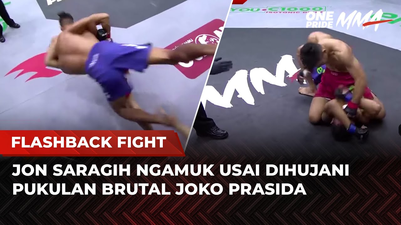 Duel Brutal! Jon Saragih Banting Joko Prasida | Flashback Full Fight One Pride MMA
