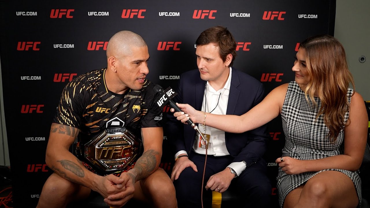Alex Pereira Backstage Interview | UFC 320