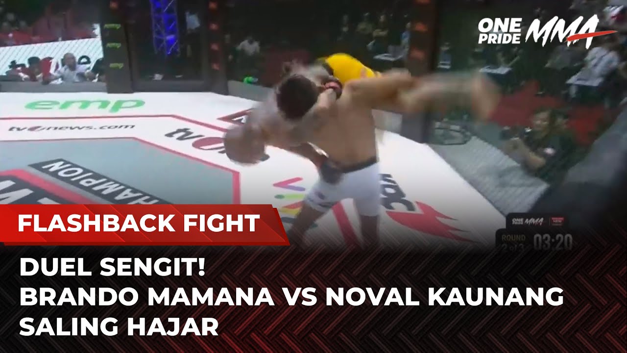 TENDANGAN MAUT DIBALAS BANTINGAN SADIS! Brando Mamana vs Noval Kaunang | Flashback Full Fight
