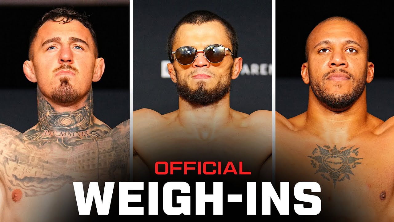 Aspinall vs Gane Weigh-Ins | UFC 321