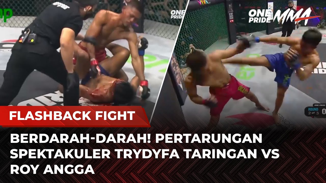 FIGHT MANDI DARAH‼️Trydyfa Taringan vs Roy Angga | Flashback Full Fight One Pride MMA
