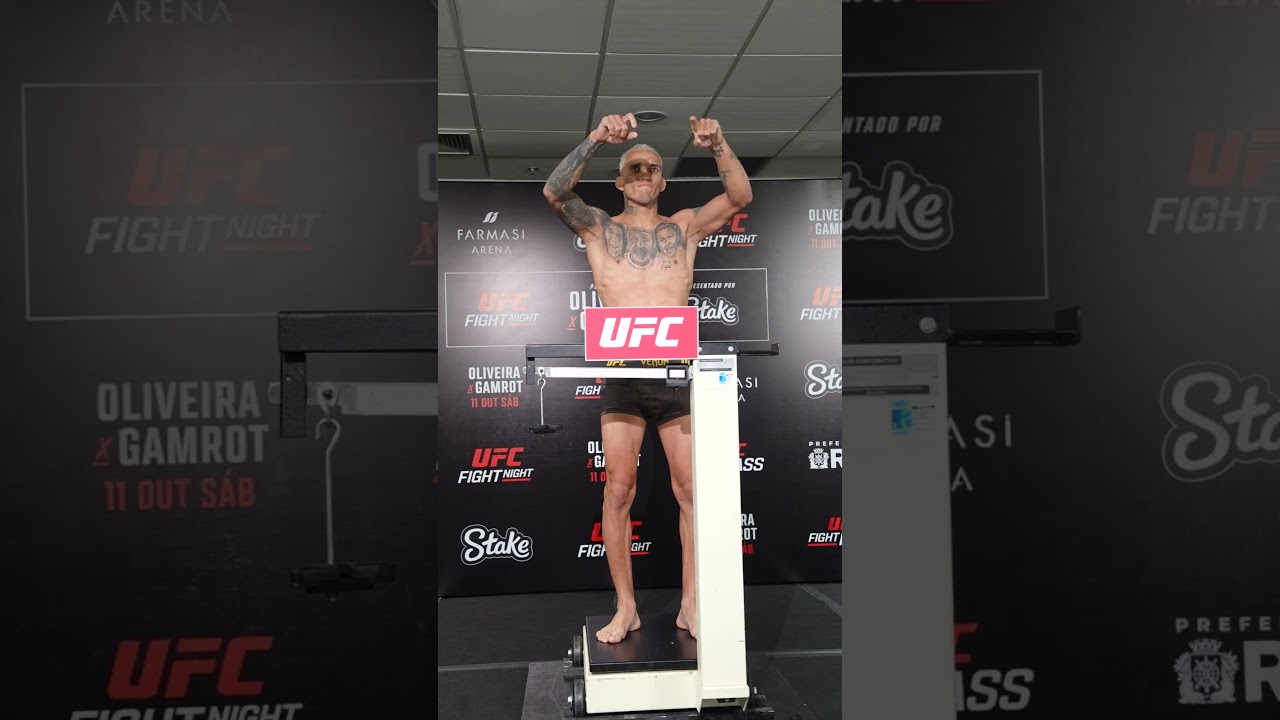 Charles Oliveira has weighed in! 🔥 #ufcrio