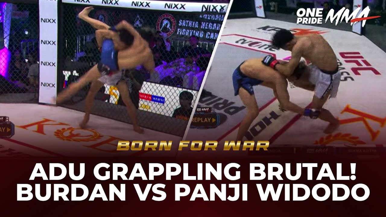 DUEL BRUTAL PENUH TAKTIKAL‼️Burdan vs Panji Widodo Saling Takedown | One Pride MMA