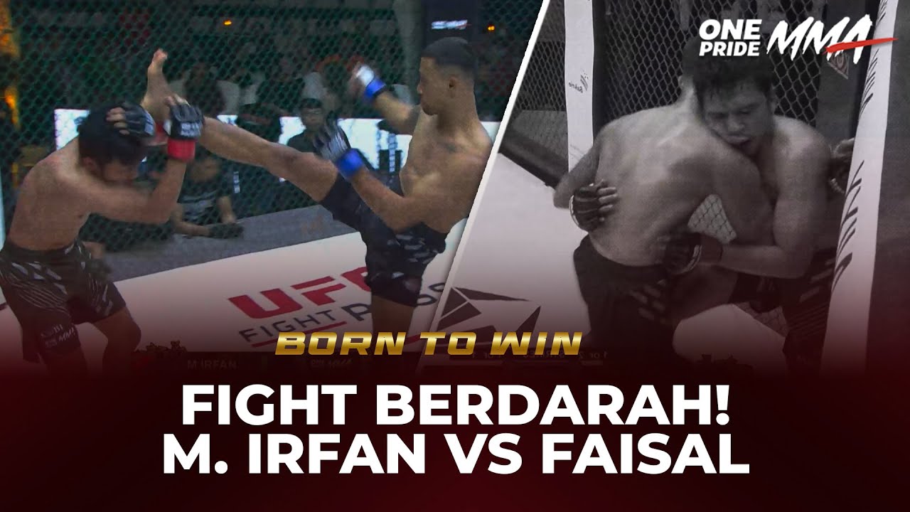 LAGA PENUH EMOSI‼️Pertarungan Berdarah M Irfan vs Faisal | One Pride MMA