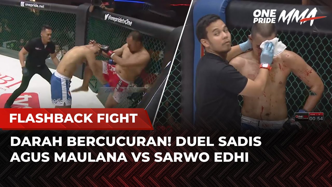 Pertarungan Mandi Darah‼️Agung Maulana vs Sarwo Edhi | Flashback Full Fight One Pride MMA