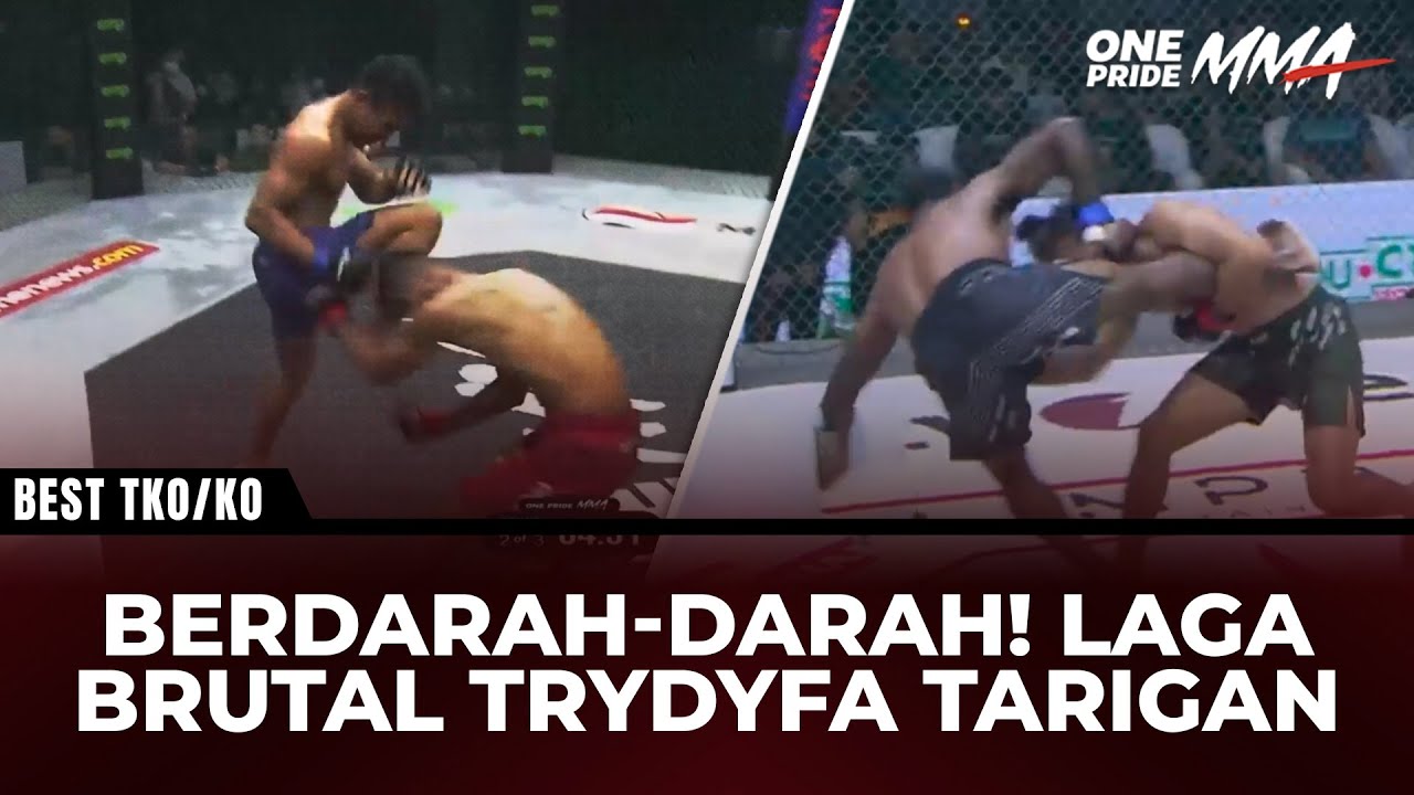 SADIS‼️Pertarungan Berdarah Trydyfa Tarigan | Best KO/TKO One Pride MMA