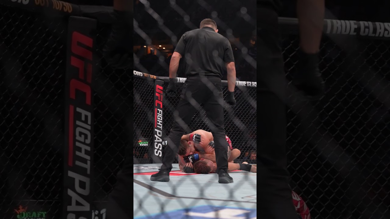 Brendan Allen takes home the TKO to close out the night 😳 #UFCVancouver