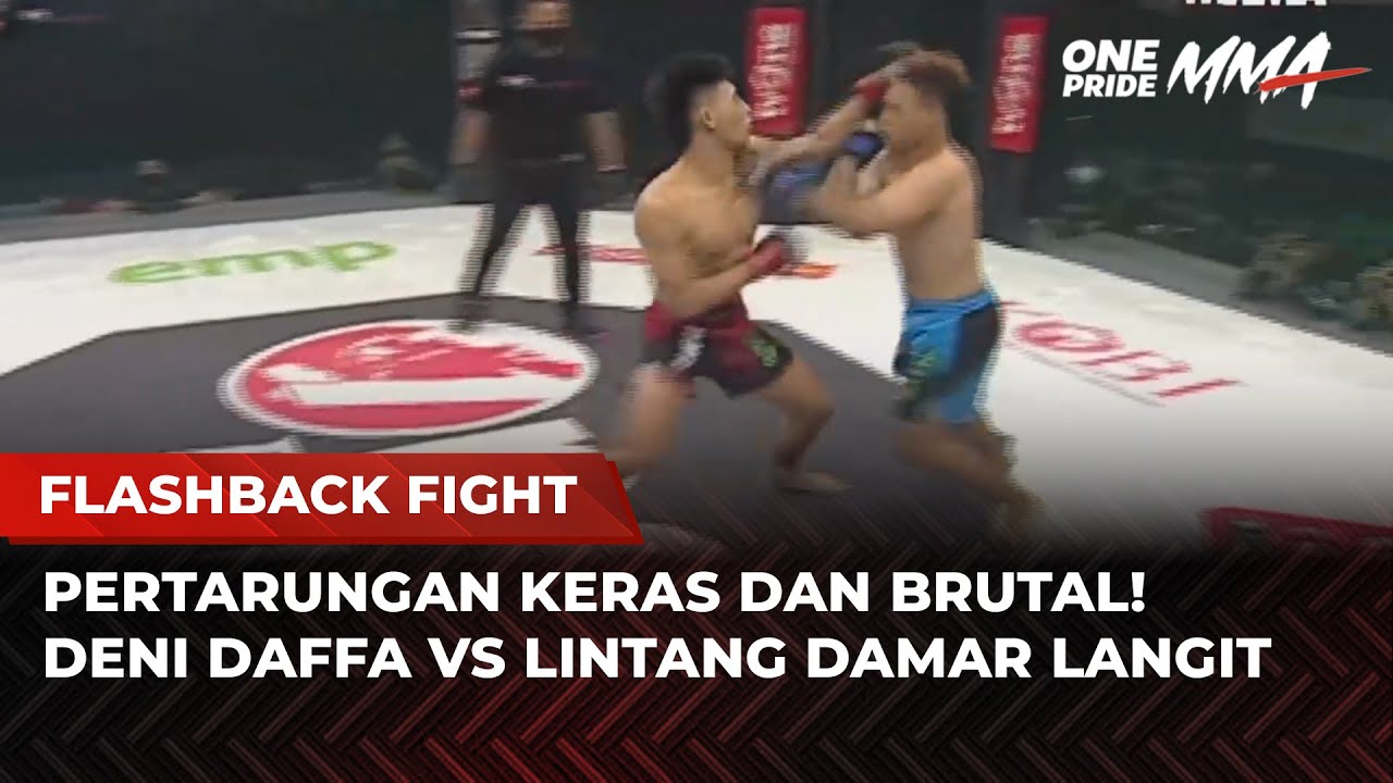 BANTINGAN SAMPAI TENDANGAN KERAS! Deni Daffa vs Lintang Damar Langit | Flashback Full Fight