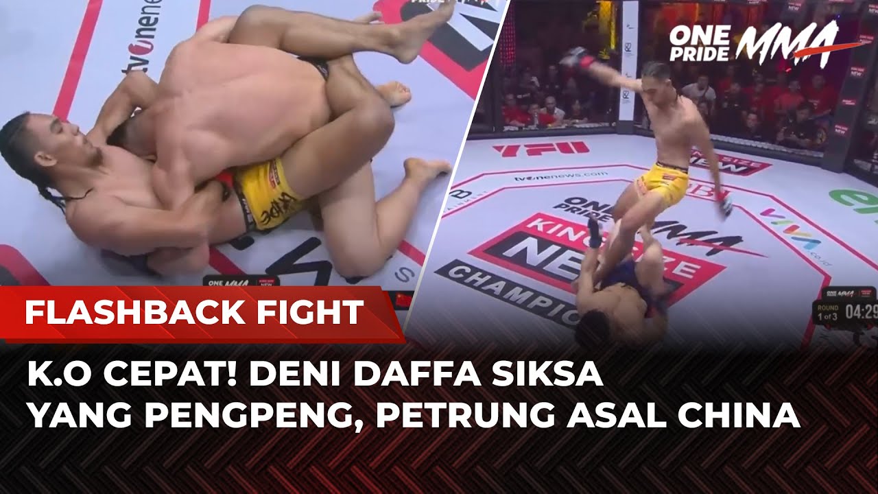 LANGSUNG TAP OUT! Momen Deni Daffa Siksa Yang Pengpeng Petarung Asal China | Flashback Full Fight