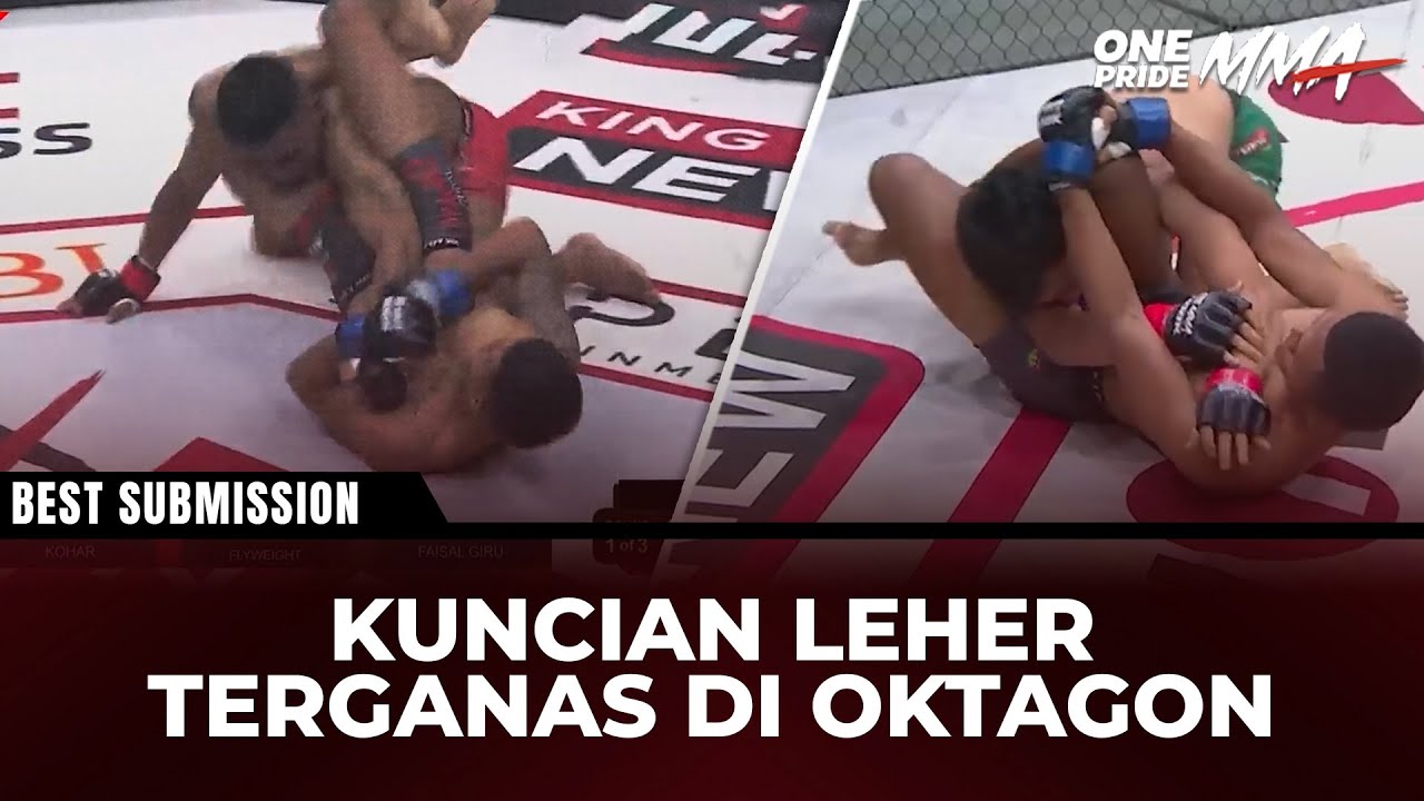 Kuncian Leher Terganas yang Bikin Fighter MMA Lemas | Best Submissoin One Pride MMA