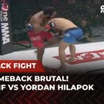DUEL BERKELAS‼️Deni Arif Fadhillah vs Yordan Hilapok Adu Serangan Brutal | Flashback Full Fight