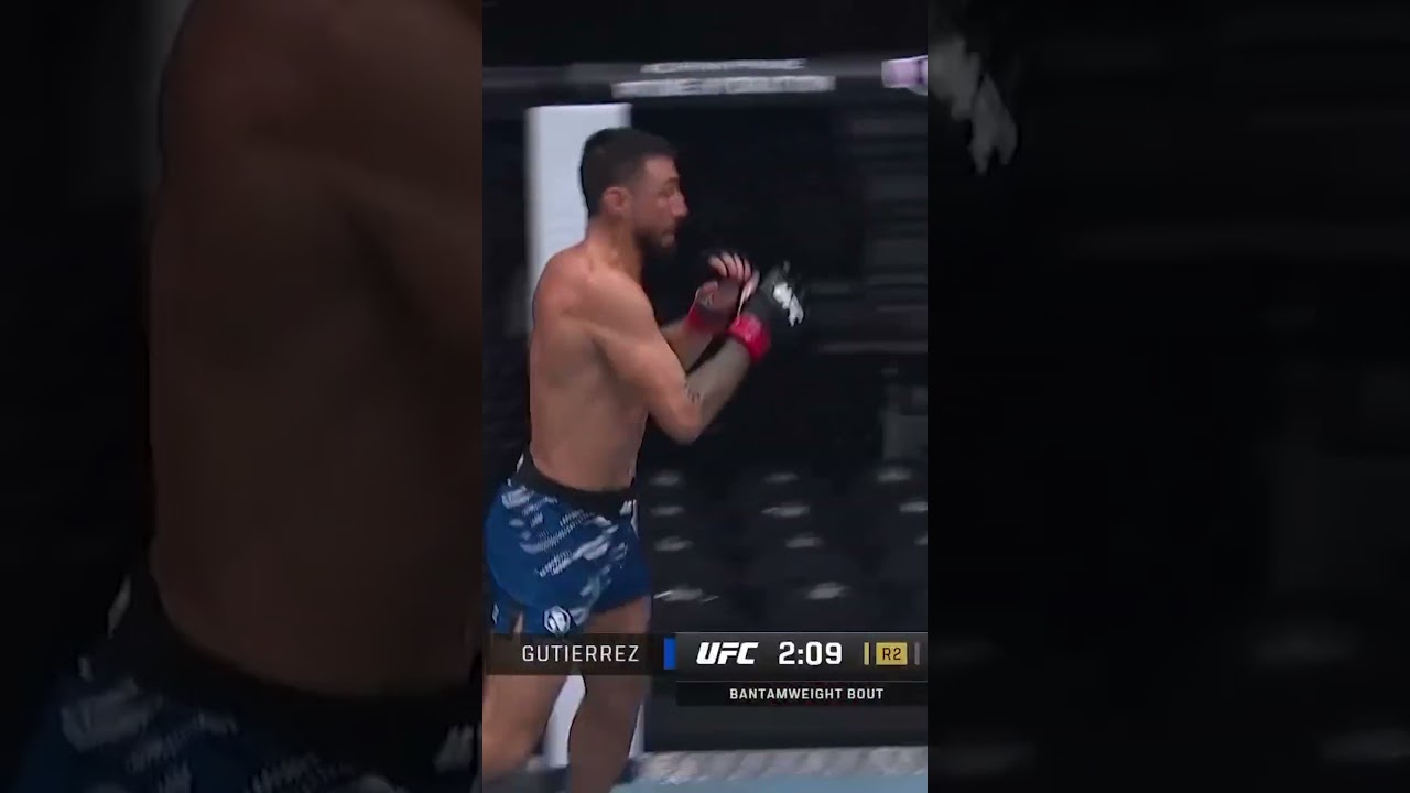 Farid Basharat with the HUGE right hand 😱 #ufc320