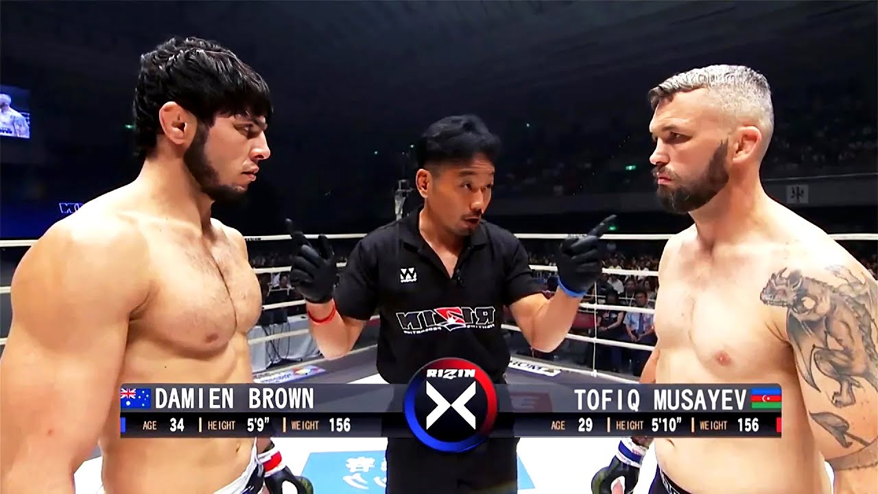 Tofiq Musayev (Azerbaijan) vs Damien Brown (Australia) | KNOCKOUT, MMA fight, HD