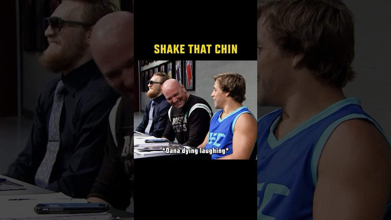 go ahead and SHAKE THAT CHINNNN 😅 #ufcshorts