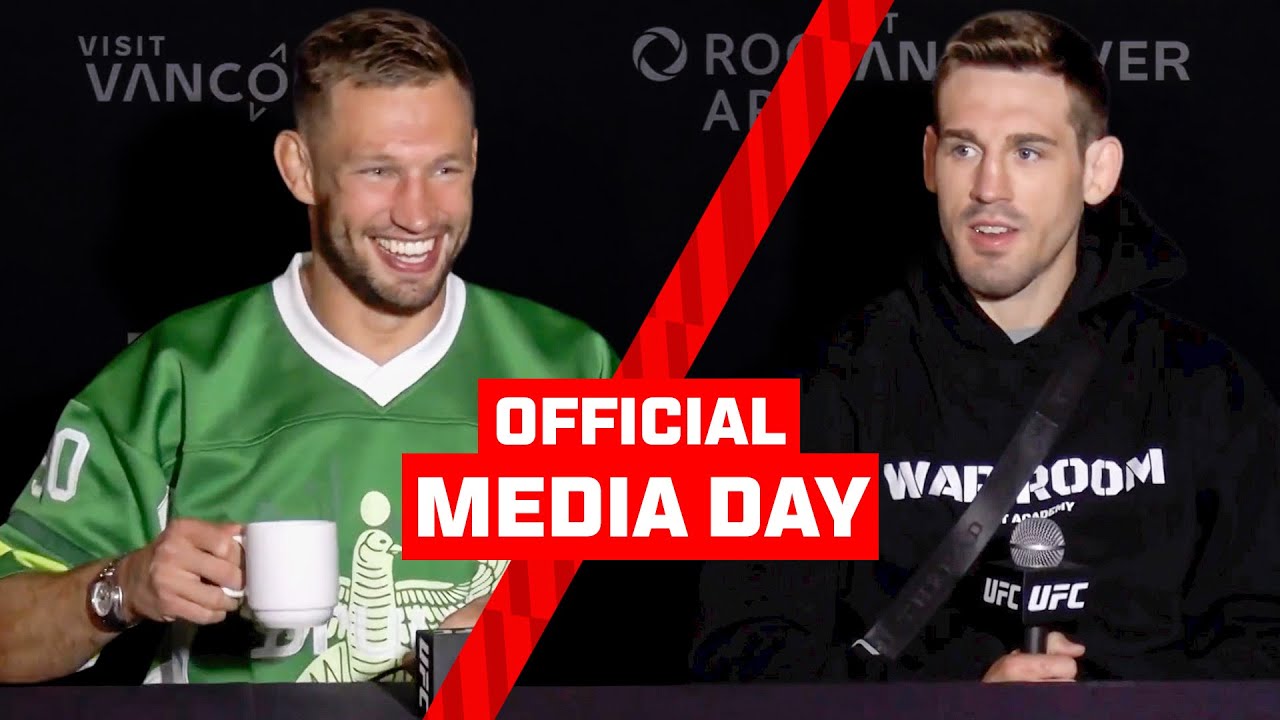 "I'm Always Going to See If I Can Choke a Guy" 😤 | UFC Vancouver Media Day