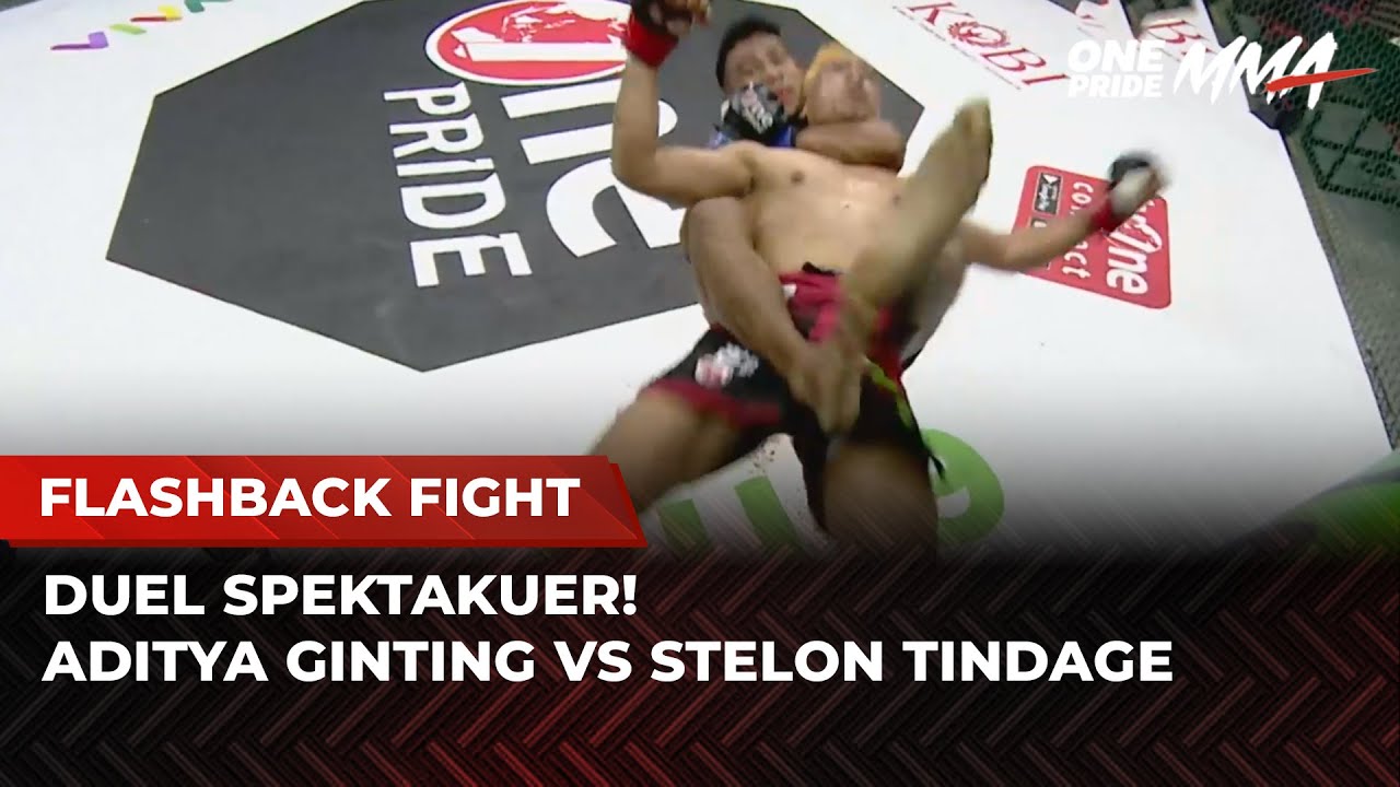 GANAS‼️Bantingan Keras Dibalas Kuncian Maut, Stelon Tindage vs Aditya Ginting | Flashback Full Fight